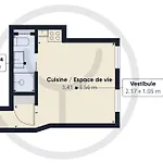 Appartamento Studio Deschainets - Center Of Troyes 200M From The Train Station
